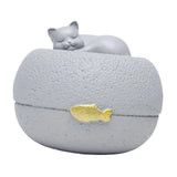 Maxbell Pet Ash Container Cat Cremation Urn Accessory for Indoor Outdoor 5.1x3.9inch