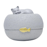 Maxbell Pet Ash Container Cat Cremation Urn Accessory for Indoor Outdoor 5.1x3.9inch