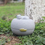 Maxbell Pet Ash Container Cat Cremation Urn Accessory for Indoor Outdoor 5.1x3.9inch