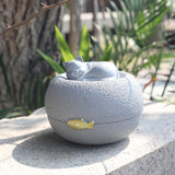 Maxbell Pet Ash Container Cat Cremation Urn Accessory for Indoor Outdoor 5.1x3.9inch