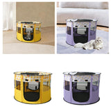 Maxbell Portable Pets Playpen Tent Detachable Cat Playpens for Indoor Camping Yellow