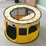 Maxbell Portable Pets Playpen Tent Detachable Cat Playpens for Indoor Camping Yellow