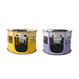 Maxbell Portable Pets Playpen Tent Detachable Cat Playpens for Indoor Camping Yellow