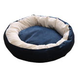 Maxbell Cat Bed Autumn Winter Washable Indoor Pet Cat Nest for Dog Kitten Pomeranian navy blue S
