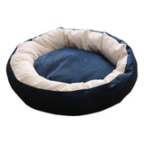 Maxbell Cat Bed Autumn Winter Washable Indoor Pet Cat Nest for Dog Kitten Pomeranian navy blue M