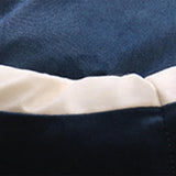 Maxbell Cat Bed Autumn Winter Washable Indoor Pet Cat Nest for Dog Kitten Pomeranian navy blue L