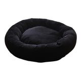 Maxbell Cat Bed Autumn Winter Washable Indoor Pet Cat Nest for Dog Kitten Pomeranian black S