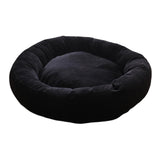 Maxbell Cat Bed Autumn Winter Washable Indoor Pet Cat Nest for Dog Kitten Pomeranian black L