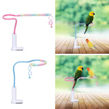 Maxbell Perch Stand Stable Sturdy Versatile Portable Parrot Stand for Indoor Outdoor Pink