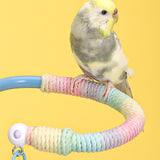 Maxbell Perch Stand Stable Sturdy Versatile Portable Parrot Stand for Indoor Outdoor Pink