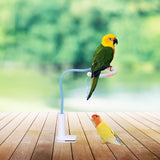 Maxbell Perch Stand Stable Sturdy Versatile Portable Parrot Stand for Indoor Outdoor Blue