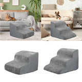 Maxbell Dog Stairs for Bed Non Slip Dog Slope Stairs for Indoor Use Puppy Small Pets 2 tier