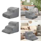 Maxbell Dog Stairs for Bed Non Slip Dog Slope Stairs for Indoor Use Puppy Small Pets 2 tier