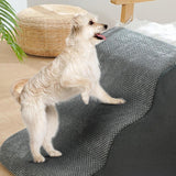 Maxbell Dog Stairs for Bed Non Slip Dog Slope Stairs for Indoor Use Puppy Small Pets 3 tier
