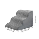 Maxbell Dog Stairs for Bed Non Slip Dog Slope Stairs for Indoor Use Puppy Small Pets 3 tier