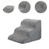 Maxbell Dog Stairs for Bed Non Slip Dog Slope Stairs for Indoor Use Puppy Small Pets 3 tier