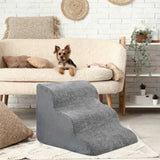 Maxbell Dog Stairs for Bed Non Slip Dog Slope Stairs for Indoor Use Puppy Small Pets 3 tier