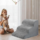 Maxbell Dog Stairs for Bed Non Slip Dog Slope Stairs for Indoor Use Puppy Small Pets 3 tier