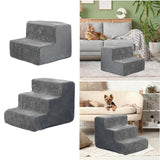 Maxbell Pet Ramp High Bed Climbing Pet Ladder for Older Dogs Small Pets Dogs Injured 2 tier