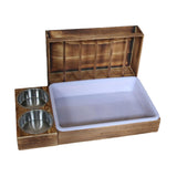 Maxbell Bunny Hay Manger Guinea Pig Bunnies 3 in 1 Rabbit Hay Feeder with Litter Box