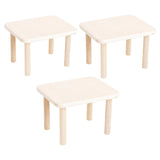 Maxbell Hamster Play Wooden Platform with Legs for Chinchilla Small Animals Lemmings S