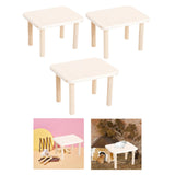 Maxbell Hamster Play Wooden Platform with Legs for Chinchilla Small Animals Lemmings S