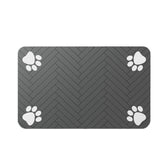 Maxbell Absorbent Pet Feeding Mat Anti Stains Anti Slip Washable 11.81inchx19.69inch