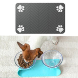 Maxbell Absorbent Pet Feeding Mat Anti Stains Anti Slip Washable 11.81inchx19.69inch