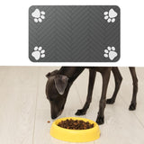 Maxbell Absorbent Pet Feeding Mat Anti Stains Anti Slip Washable 11.81inchx19.69inch