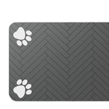 Maxbell Absorbent Pet Feeding Mat Anti Stains Anti Slip Washable 11.81inchx19.69inch