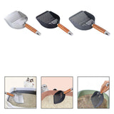Maxbell Litter Scoop Equipment for Litter Box with Handle Useful Kitty Metal Scooper Silver