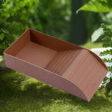 Maxbell Tortoise Water Dish Practical Multifunctional with Ramp Reusable Turtle Bath Small
