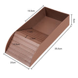 Maxbell Tortoise Water Dish Practical Multifunctional with Ramp Reusable Turtle Bath Large