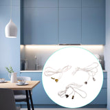 Maxbell 20x Pendant Extension Gifts DIY Chain Extender for Fan Cabinet Light Сamping Gold