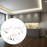 Maxbell 20x Pendant Extension Gifts DIY Chain Extender for Fan Cabinet Light Сamping Gold