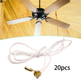 Maxbell 20x Pendant Extension Gifts DIY Chain Extender for Fan Cabinet Light Сamping Gold