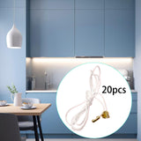 Maxbell 20x Pendant Extension Gifts DIY Chain Extender for Fan Cabinet Light Сamping Gold