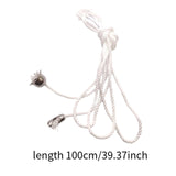Maxbell 20x Pendant Extension Gifts DIY Chain Extender for Fan Cabinet Light Сamping Sliver