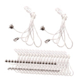 Maxbell 20x Pendant Extension Gifts DIY Chain Extender for Fan Cabinet Light Сamping Sliver