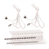 Maxbell 20x Pendant Extension Gifts DIY Chain Extender for Fan Cabinet Light Сamping Sliver