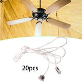 Maxbell 20x Pendant Extension Gifts DIY Chain Extender for Fan Cabinet Light Сamping Sliver