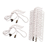 Maxbell 20x Pendant Extension Gifts DIY Chain Extender for Fan Cabinet Light Сamping Brass