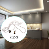 Maxbell 20x Pendant Extension Gifts DIY Chain Extender for Fan Cabinet Light Сamping Brass