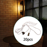 Maxbell 20x Pendant Extension Gifts DIY Chain Extender for Fan Cabinet Light Сamping Brass