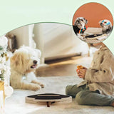 Maxbell Dog Scratch Pad for Nails Built in Snack Box Portable Dog Nail Scratch Board