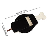 Maxbell Dog Scratch Pad for Nails Built in Snack Box Portable Dog Nail Scratch Board