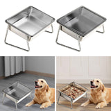 Maxbell Elevated Cat Bowl Non Slip Raised Cat Food Bowl for Cats Puppy Small Animals Without Sealed Lid