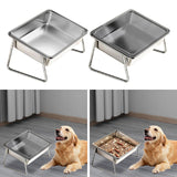 Maxbell Elevated Cat Bowl Non Slip Raised Cat Food Bowl for Cats Puppy Small Animals Without Sealed Lid