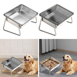 Maxbell Elevated Cat Bowl Non Slip Raised Cat Food Bowl for Cats Puppy Small Animals Without Sealed Lid