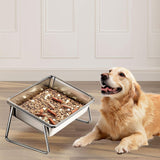 Maxbell Elevated Cat Bowl Non Slip Raised Cat Food Bowl for Cats Puppy Small Animals Without Sealed Lid